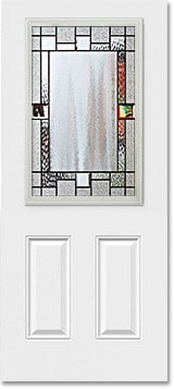 Jacksonville doorglass - portrait design