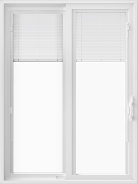 Example of Pella 250 Series vinyl sliding patio doors