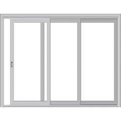 Purchase multi slide patio doors in Jacksonville FL from Jacksonville Doors and Windows - Pella Hurricane Series double sliding patio doors
